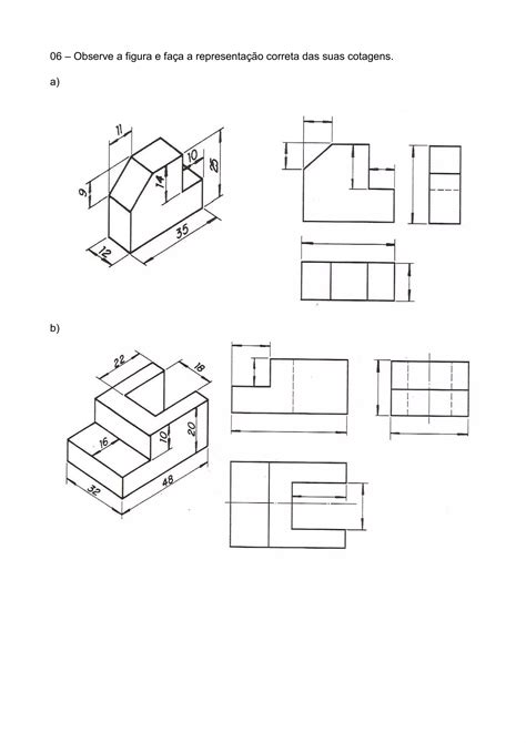 A Exerc Cios De Desenho T Cnico Pdf