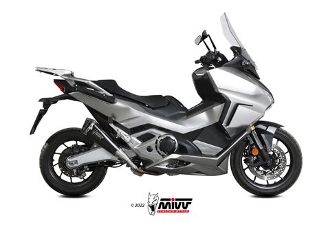 Mivv Delta Race RVS Black Einddemper Met E Keur Honda Forza 750 2021