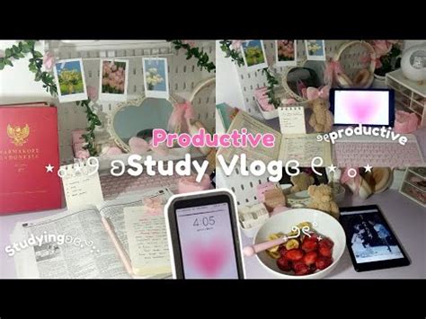 Study Vlog Am Morning Routine Studying Note Taking Skincare