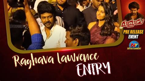 Raghava Lawrence Entry Rudhrudu Pre Release Event Ntv Ent Youtube