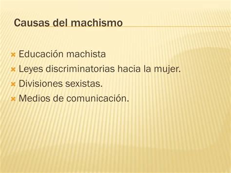 Ppt El Machismo Y Feminismo En Latinoamérica Powerpoint Presentation