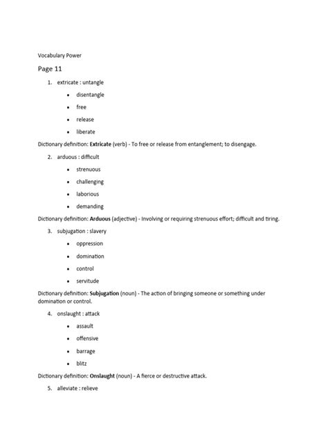 Vocabulary Power Pdf