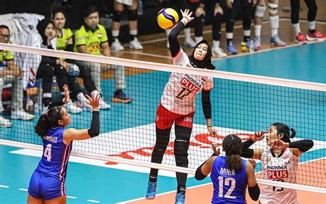 Selebrasi Atlet Voli Putri Indonesia Kalahkan Filipina 3 0