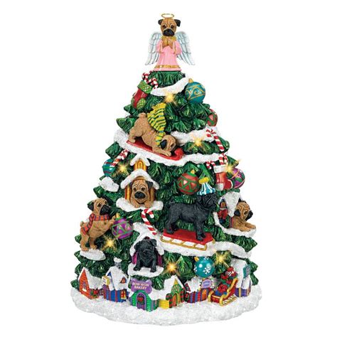 The Pug Christmas Tree The Danbury Mint Pug Christmas Christmas