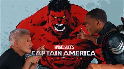 First Look Red Hulk Revealed In Captain America Brave New World