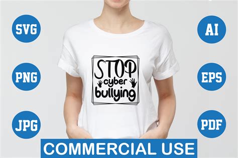 Anti Bullying Svg Stop Cyber Bullying Graphic By Abdur Rashid