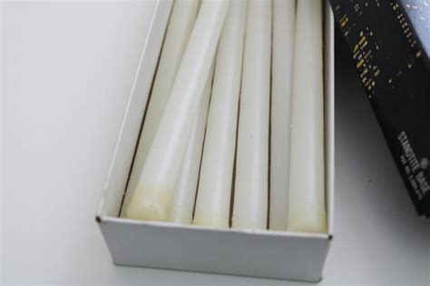 Mod Vintage Tiny Tapers Tall Skinny Taper Candles For Dansk Candle