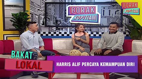 Bakat Lokal Harris Alif Percaya Kemampuan Diri Borak Kopitiam