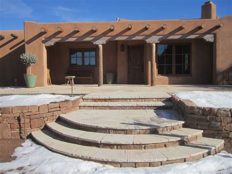 Historic Adobe Remodel Southwestern Exterior Albuquerque By