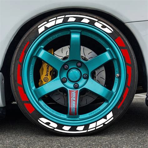 Permanent Tire Lettering NİTTO Stickers Strips ALL BRANDS Etsy