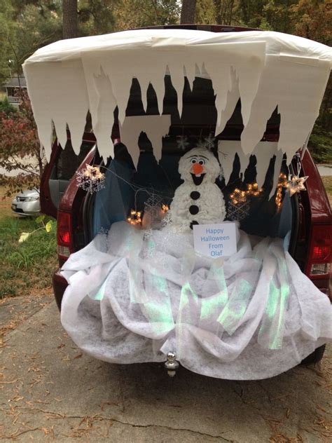 Frozen Theme Trunk Or Treat Trunk Or Treat Truck Or Treat Frozen Theme