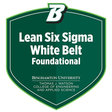 Lean Six Sigma White Belt - Credly