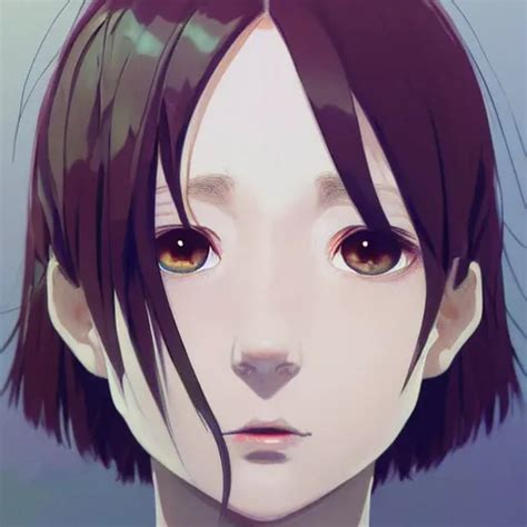 A Comic Potrait Of Lain From Serial Experiments Lain Stable