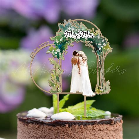 Lesbian Wedding Cake Topper Lgbtq Cake Topper Same Sex Cake Sign