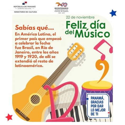 Ministerio de Cultura on Twitter Feliz día a todos los músicos El