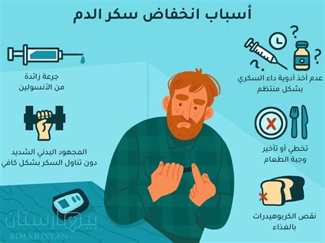 نقص السكر في الدم الأسباب، الأعراض، العلاج، والوقاية