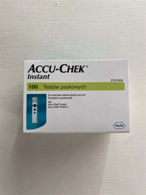 Accu Chek Instant Paski Testowe Sztuk Warka Kup Teraz Na