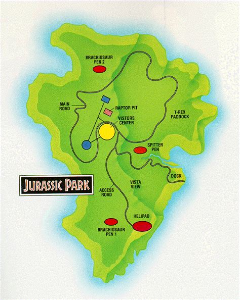 Filme Isla Nublar 02  610×765 From Site Hztomassi Isla Nublar Map