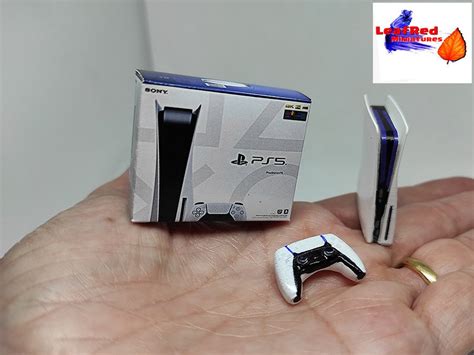 Ps5 Miniature Console Andor Controller With Box Handmade Etsy