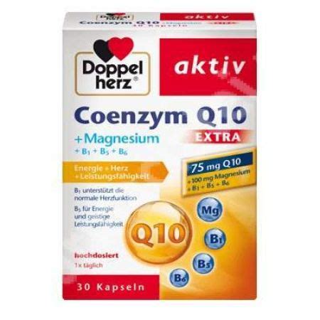 Coenzima Q10 Extra Magneziu B1 B5 Si B6 DoppelHerz Aktiv Bebe Tei