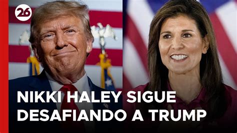 Eeuu La Candidata Republicana A Presidente Nikki Haley Sigue