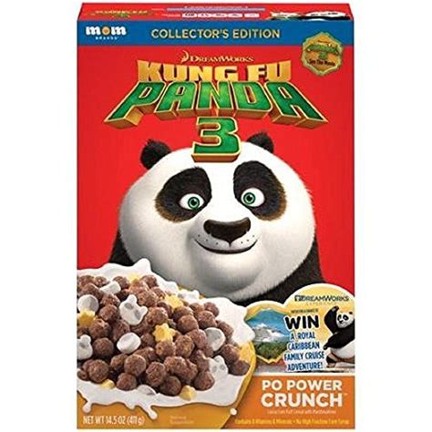 Mom Brands Dreamworks Kung Fu Panda 3 Cereal 145oz Box Pack Of 4 By Kung Fu Panda 3