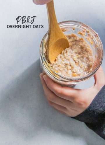 Pb J Overnight Oats Made In Empty Peanut Butter Or Jam Jars Sweetphi