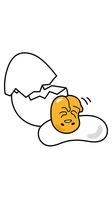 Gudetama Having Fun Sticker Fun Stickers Gudetama Lazy Egg