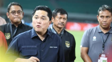 Erick Thohir Minta Doa Untuk Kemenangan Timnas Indonesia U 23 Di