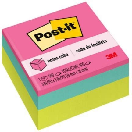 Notas Adhesivas M Post It Cubo Ne N X Hojas Brt