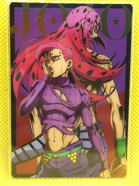 Diavolo Vinegar Doppio Jojos Bizarre Adventure Golden Wind Wafer Card Bandai Ebay Jojos