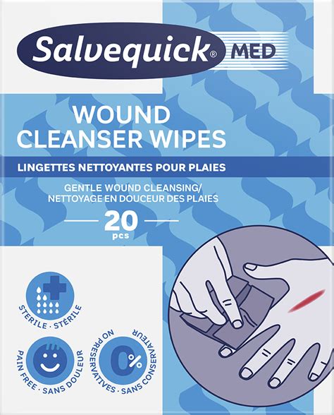 Wound Cleansing Wipes Salvequick