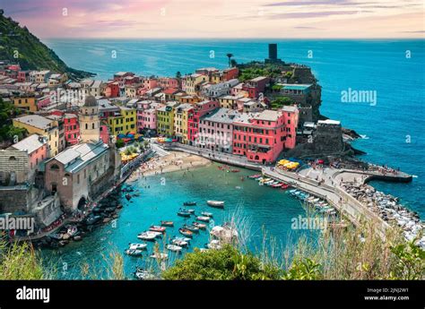 Panoramic Cinque Terre Hi Res Stock Photography And Images Alamy