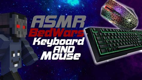 Minecraft Bedwars Asmr Звуки клавиатуры и мыши Keyboard And Mouse Sounds Youtube