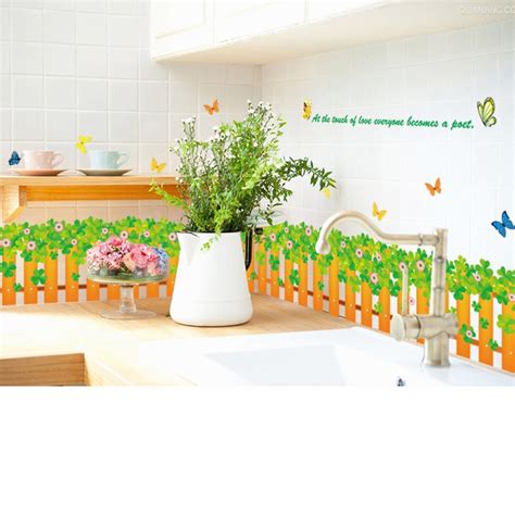 Jual AURA Wall Sticker Kupu Rumput Pagar Wallsticker Stiker