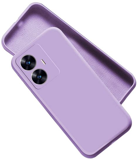 A Rtistque Liquid Silicone Back Cover Case For Realme Narzo N