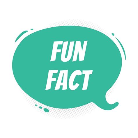 Premium Vector Fun Fact Speech Bubble Flat Vector