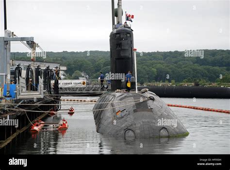 The Canadian navy Victoria-class long-range patrol submarine HMCS ...