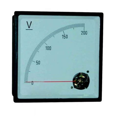 Viskaw Analog DC Moving Coil Voltmeter For Industrial At Rs 230 Piece