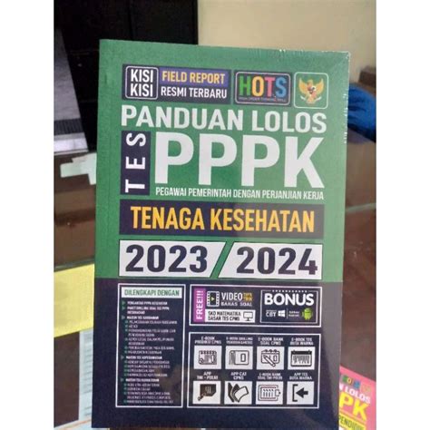 Jual Panduan Lolos Tes PPPK Untuk Tenaga Kesehatan 2023 2024 Shopee