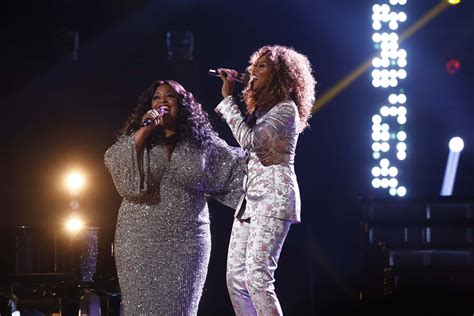 The Voice Season 17 Finale Rose Short And Yolanda Adam S Duet Of In