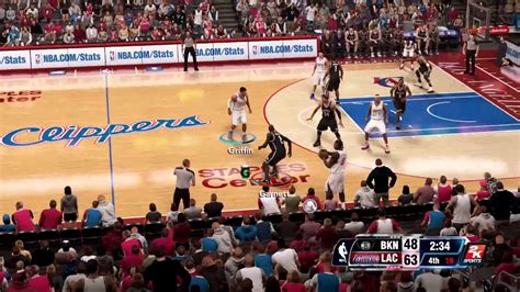 PS4 NBA 2K14 BKN VS LAC Gameplay 4th YouTube