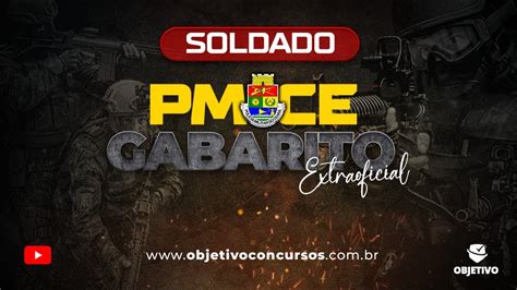 Pm Ce Gabarito Extraoficial Soldado Prova Tipo A Youtube