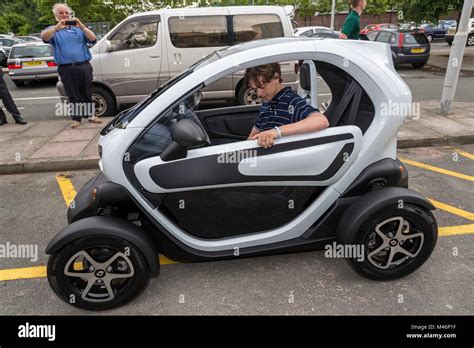 A one person Renault electric car Stock Photo - Alamy