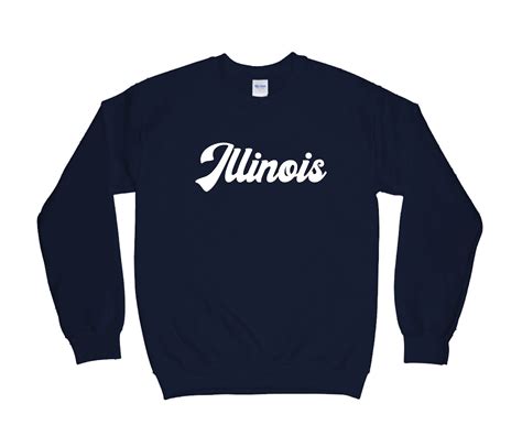 Illinois Vintage Sweatshirt Illinois T Illinois Vintage Etsy