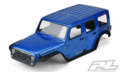 Pro Line Pre Cut Pre Painted Jeep Wrangler Body For The Traxxas TRX 4