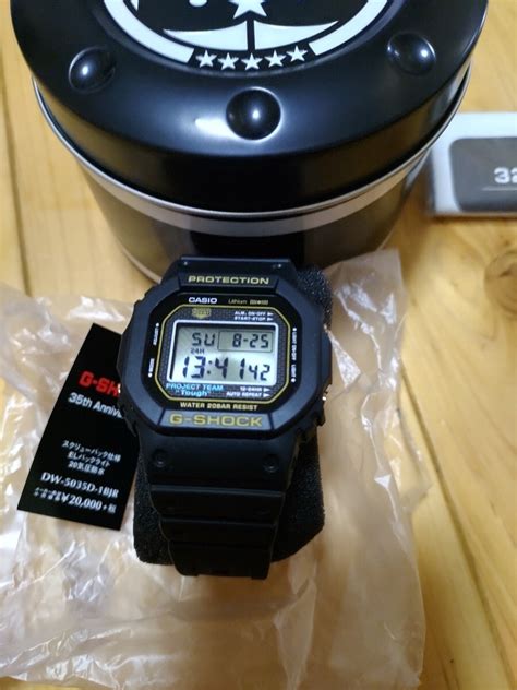 Yahoo オークション G Shock Dw 5035d 1bjr 35周年モデル