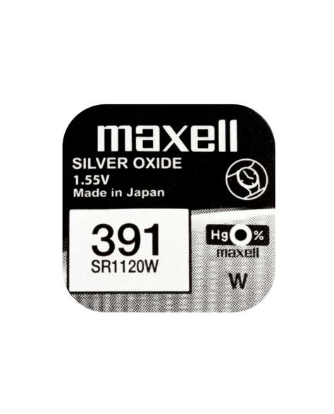 SR1120W 391 10 Pcs Maxell