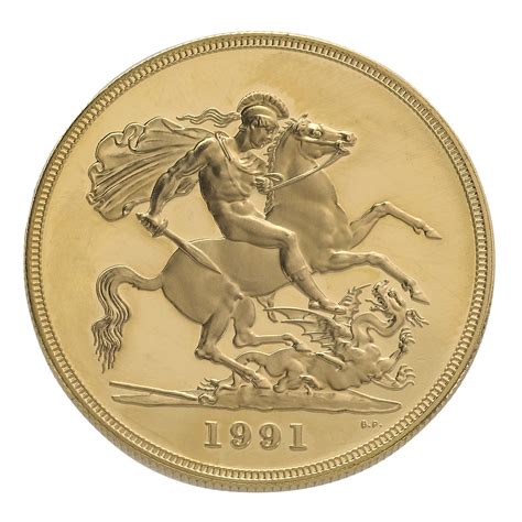 Best Value Quintuple Sovereign Gold Coin Lois Bullion