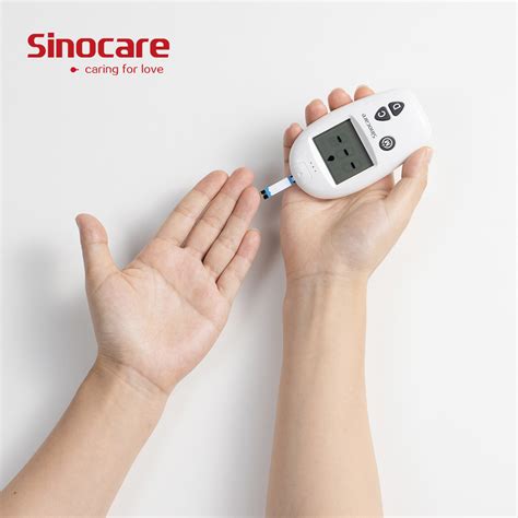 Sinocare Blood Sugar Test Strip Glucose Meter Monitors Sensor Price